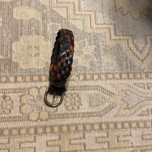 Made in GUATEMALA GENUINE LEATHER BRAIDED MULTIPLE COLOR SIZE SM BELT